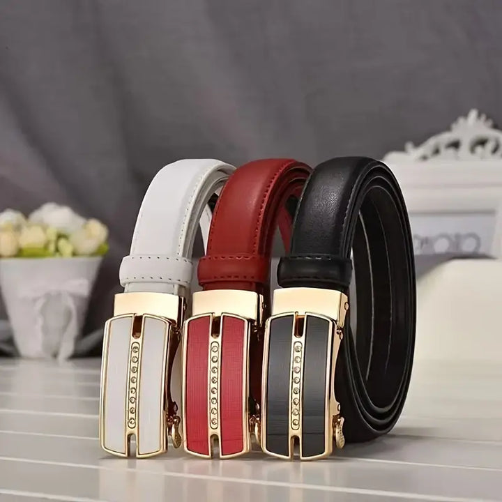 leather belt women