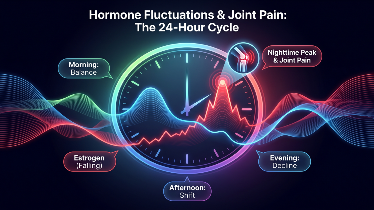 menopause hip pain at night